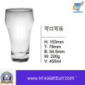 Copa de vidrio de alta calidad para vasos de té KB-HN023